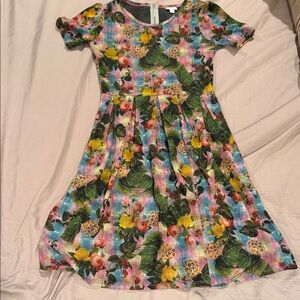 LuLaRoe Multicolor Floral Dress